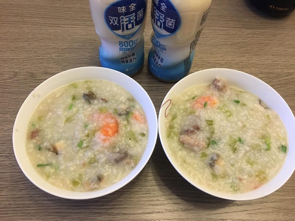 鲜虾排骨粥(电压力锅版)的做法
