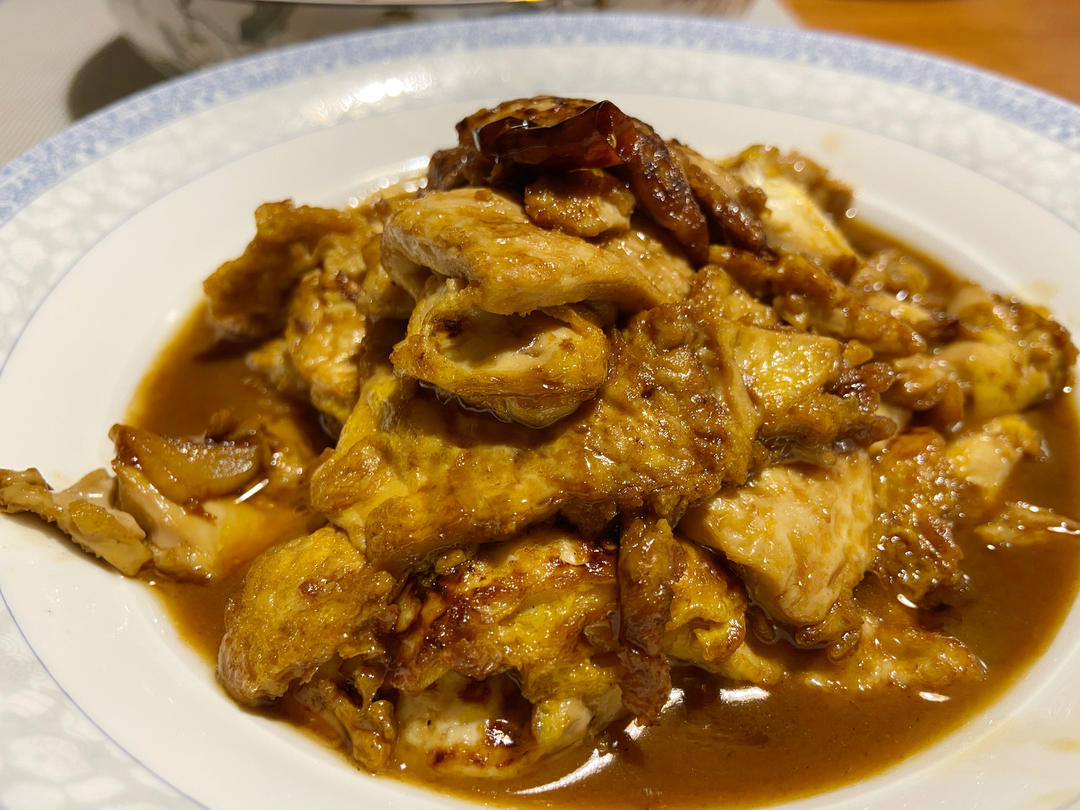 焖煎豆腐