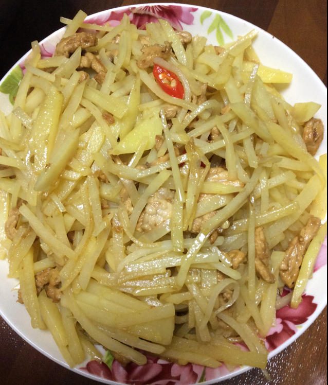 醋溜土豆丝