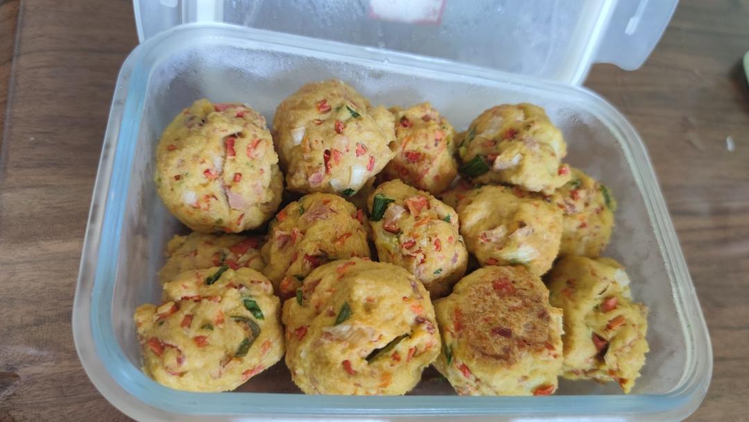 不用炸的豆腐丸子