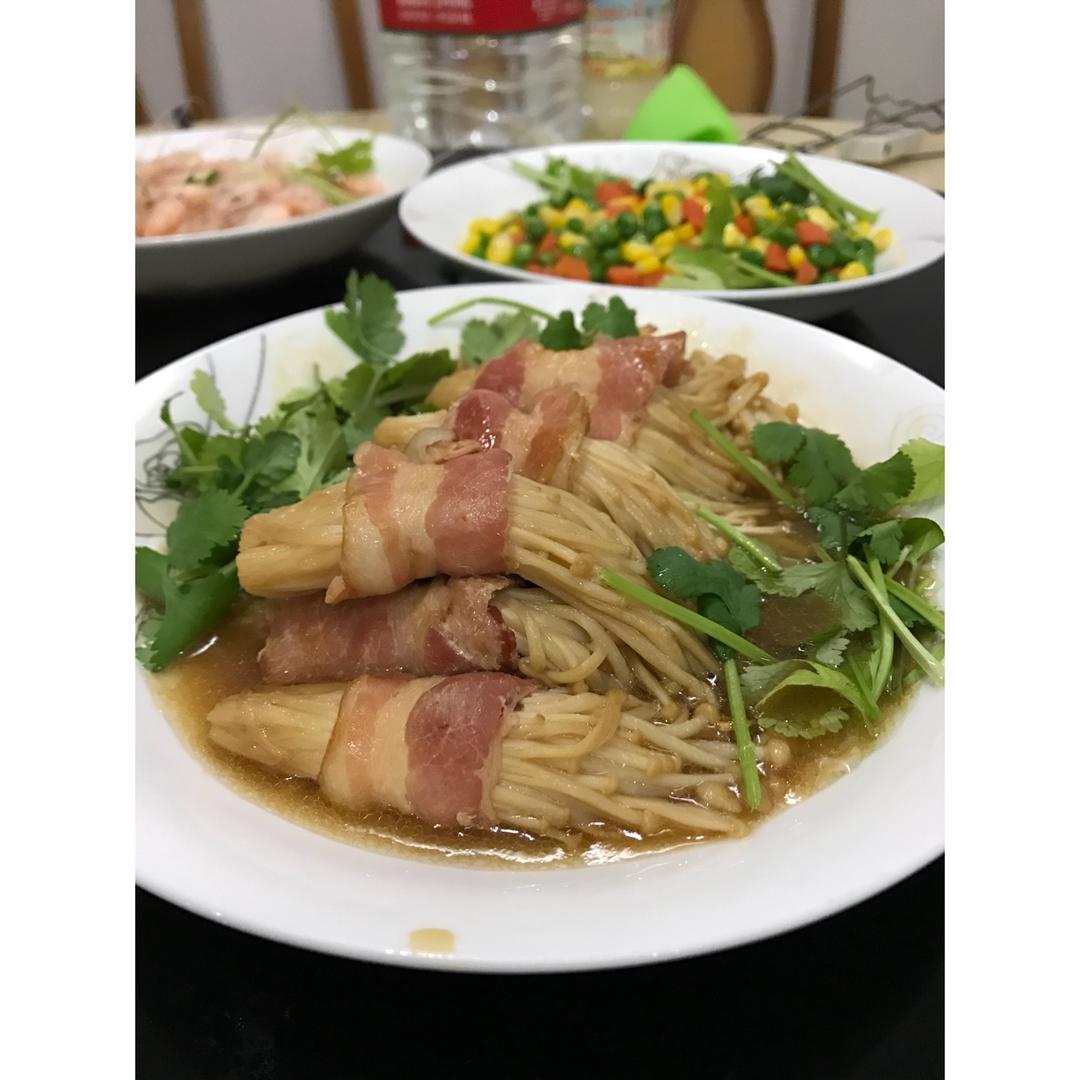 金针菇培根卷
