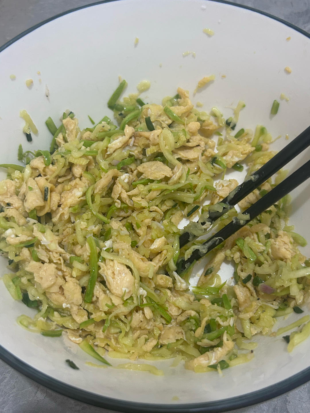 西葫芦鸡蛋馅水饺
