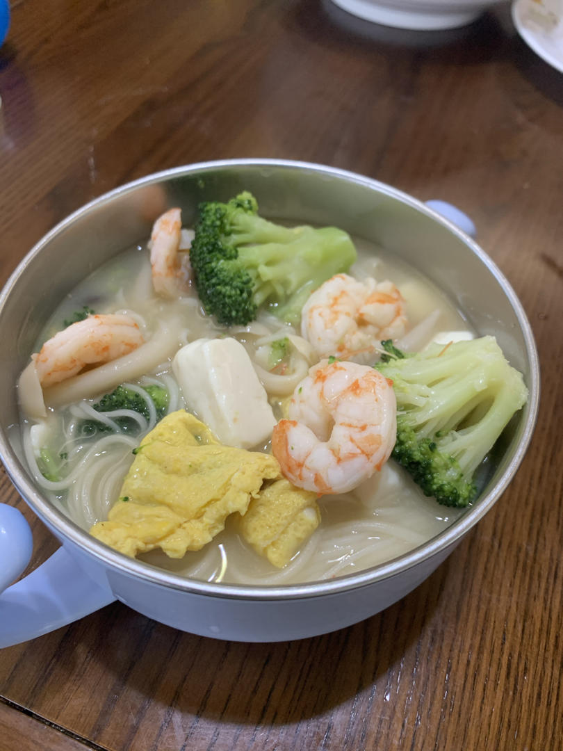 巨好喝！鲜虾豆腐菌菇汤‼️低脂低卡