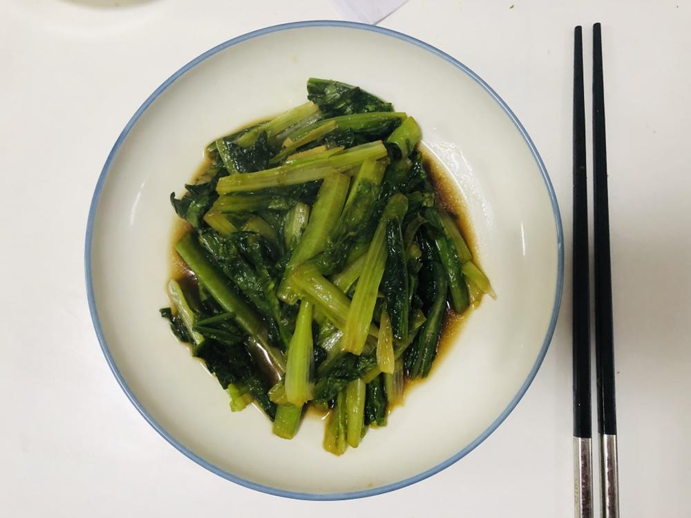 白灼油麦菜