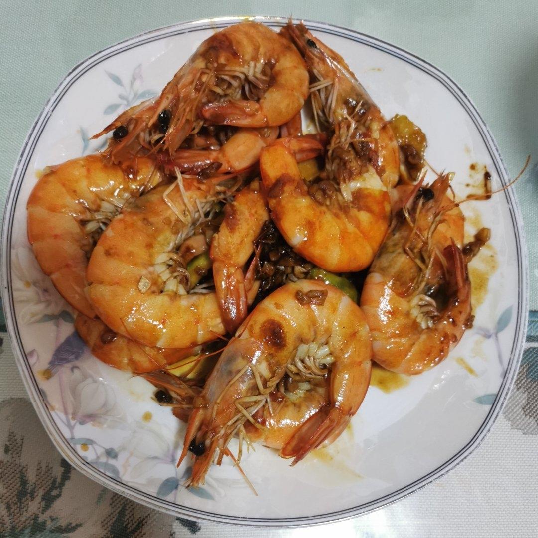 家庭版油焖大虾