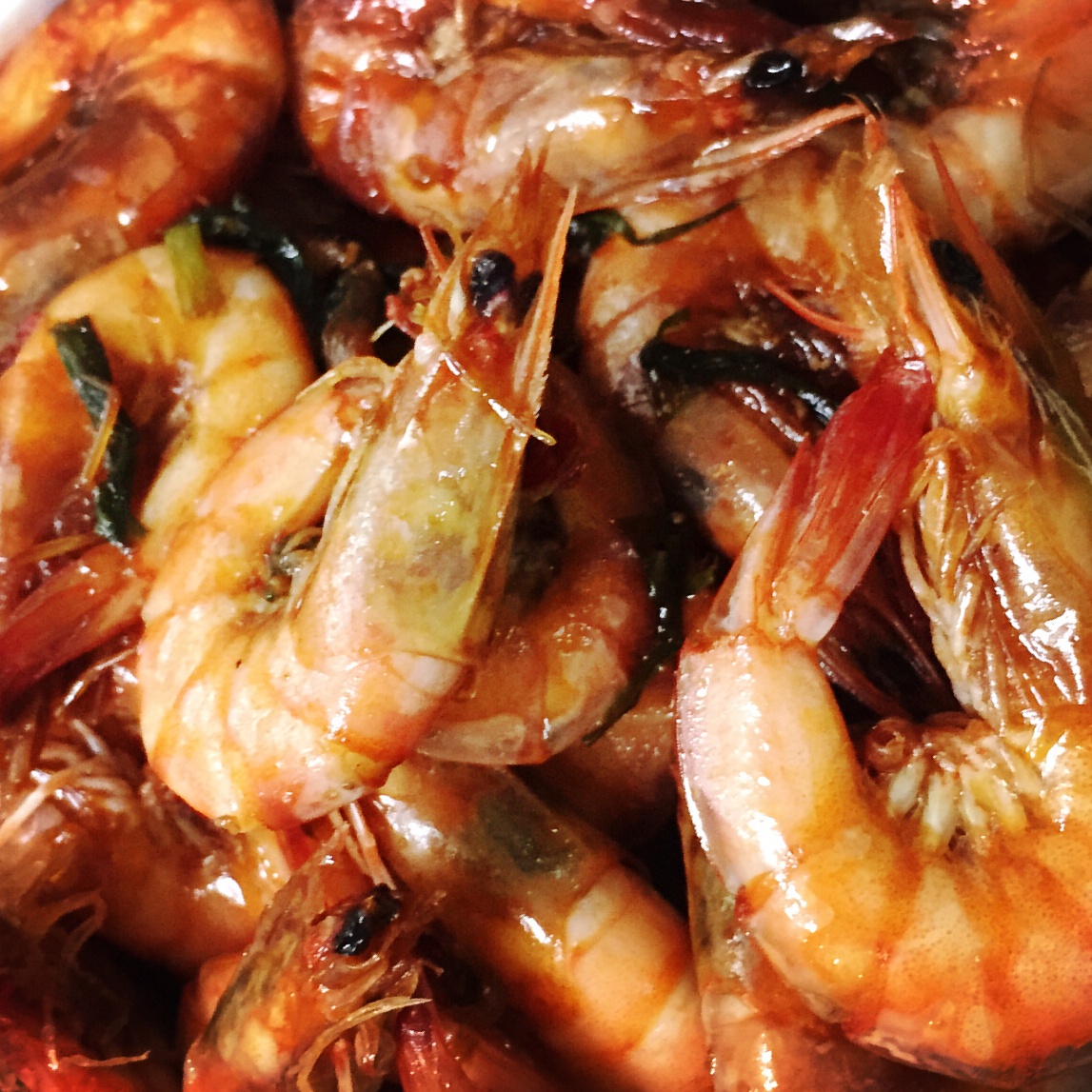 红烧基围虾 （苏式）