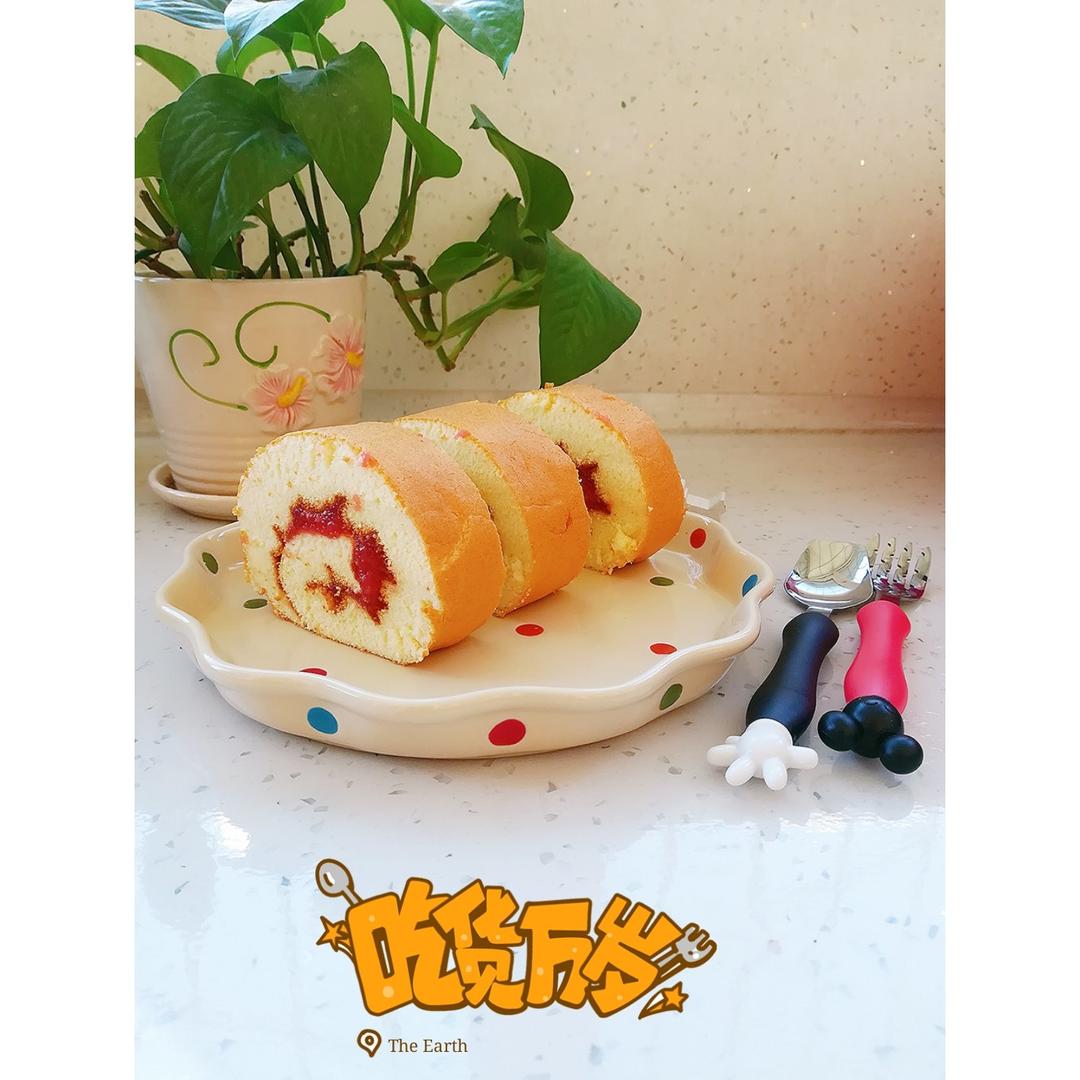 可可双色蛋糕卷