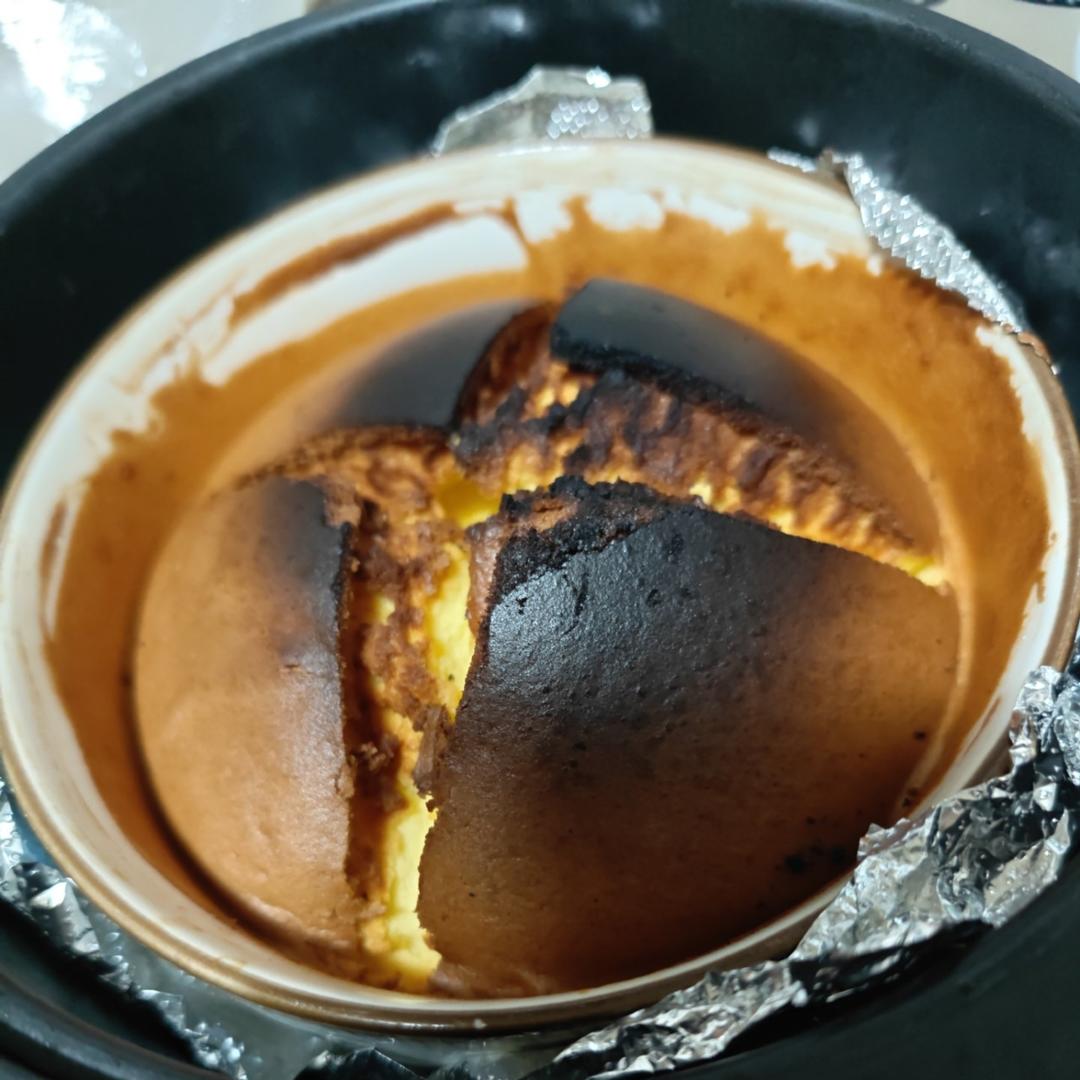 空气炸锅版舒芙蕾蛋糕