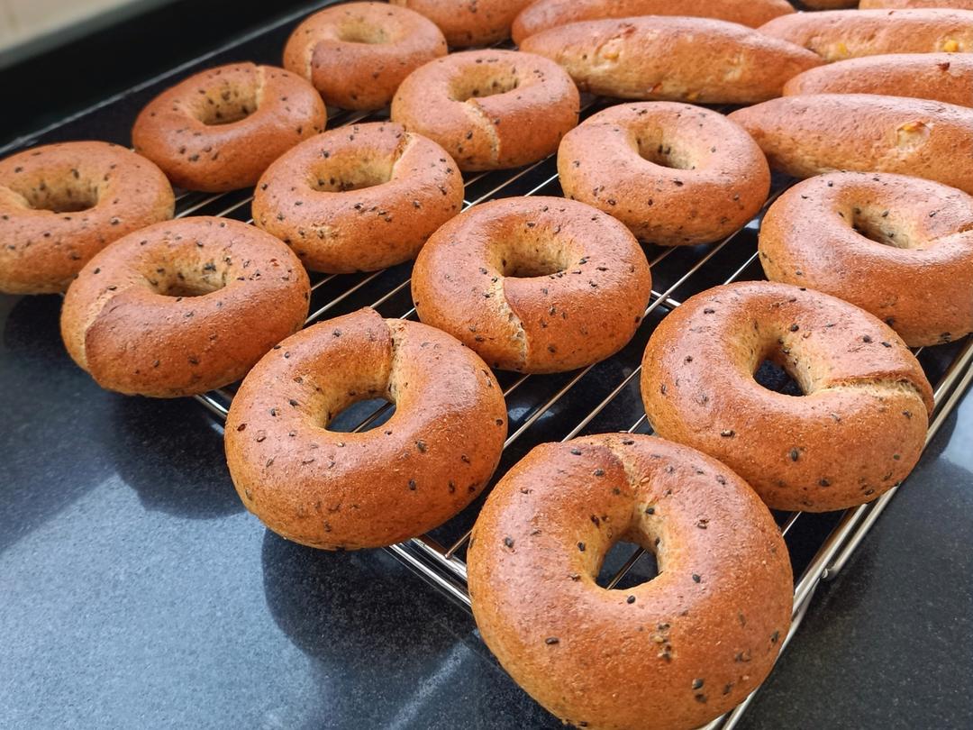 全麦贝果（白燕全麦面包粉100%）