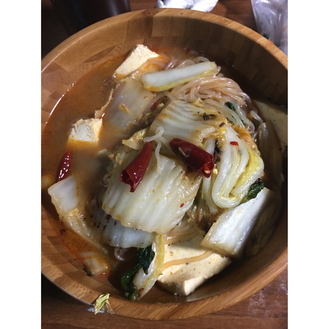 白菜炖豆腐