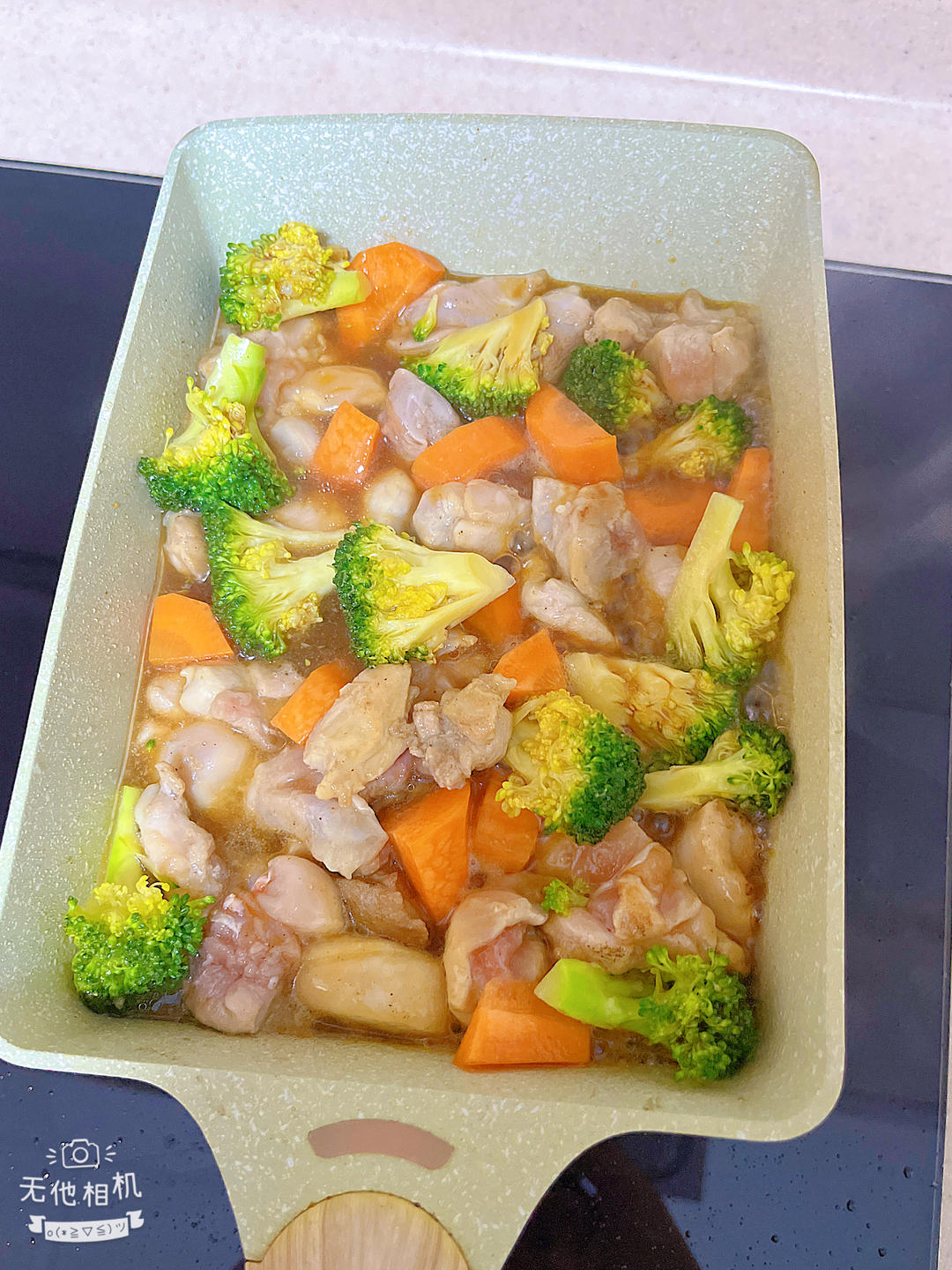 不放一滴油的照烧鸡腿饭