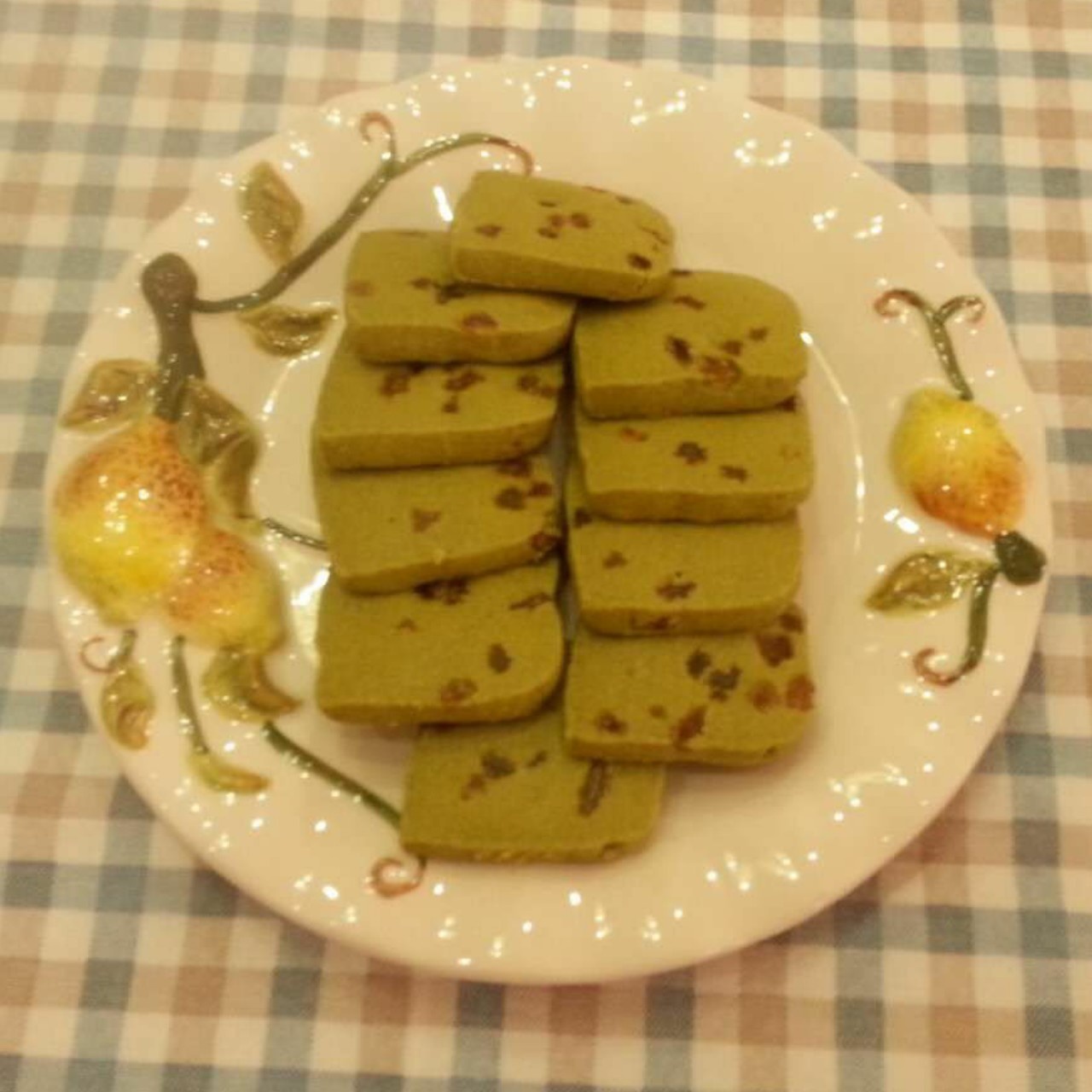 抹茶蔓越莓饼干