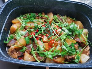 广式萝卜牛腩🐮煲的做法 步骤7