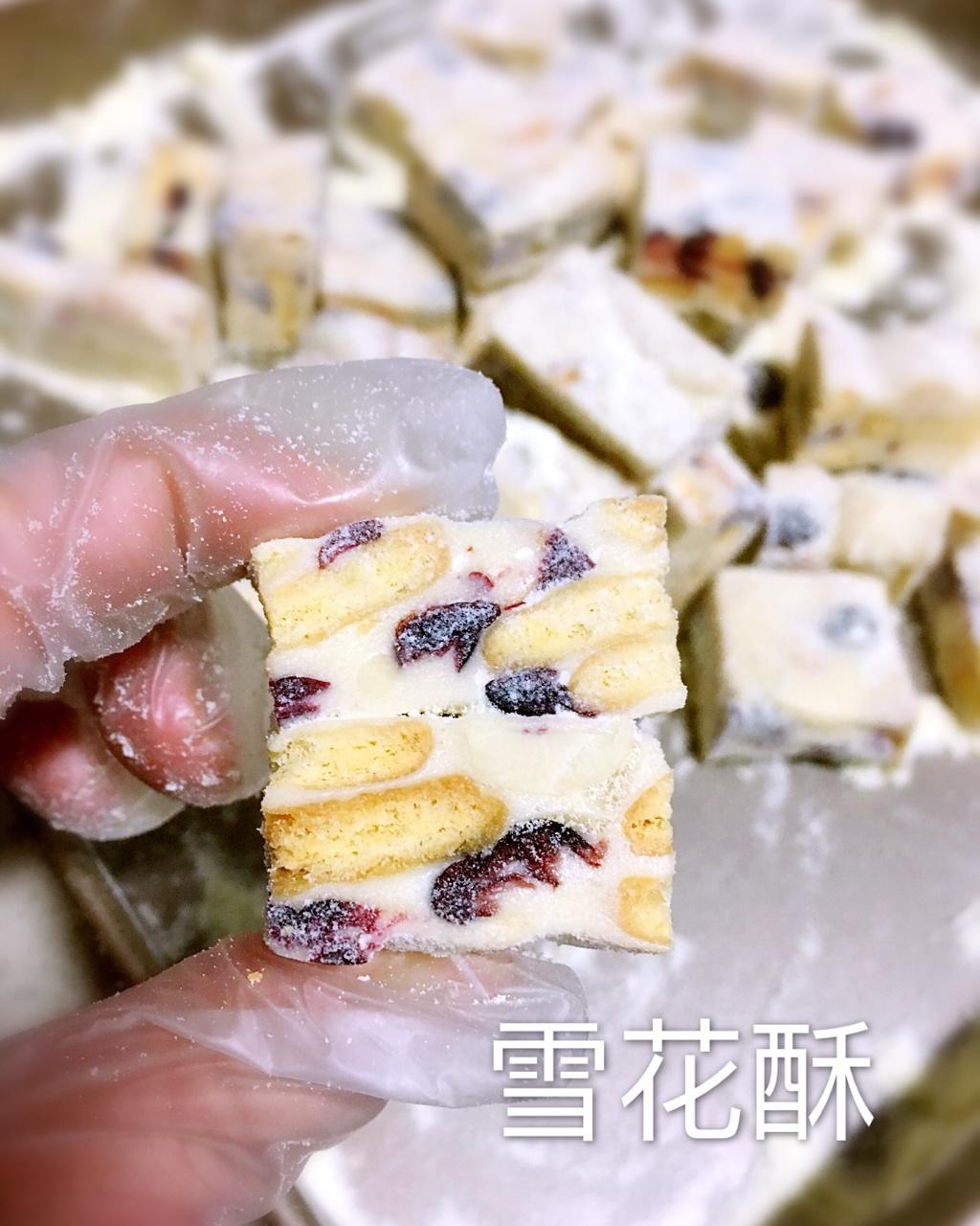 风靡吃货圈的雪花酥