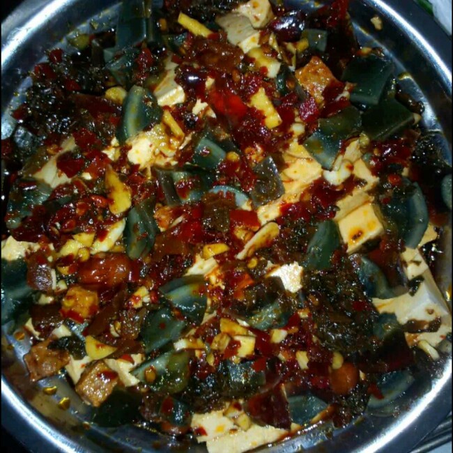 皮蛋豆腐