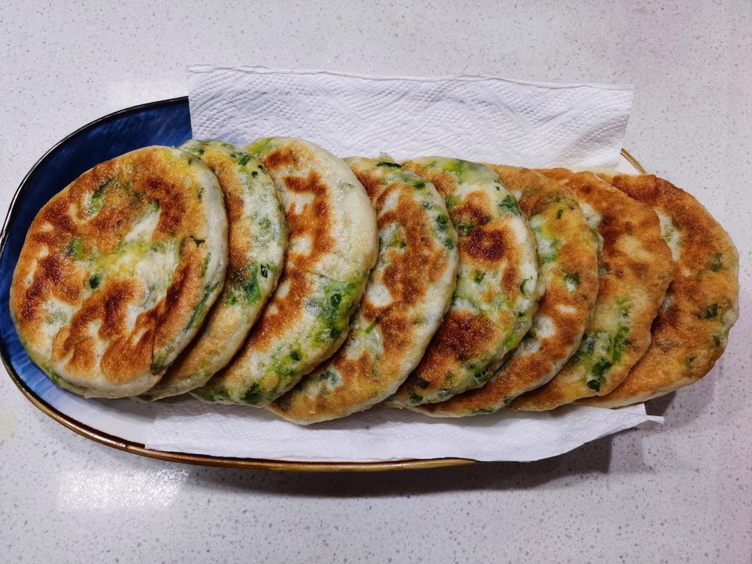 葱多多宣软发面葱油饼
