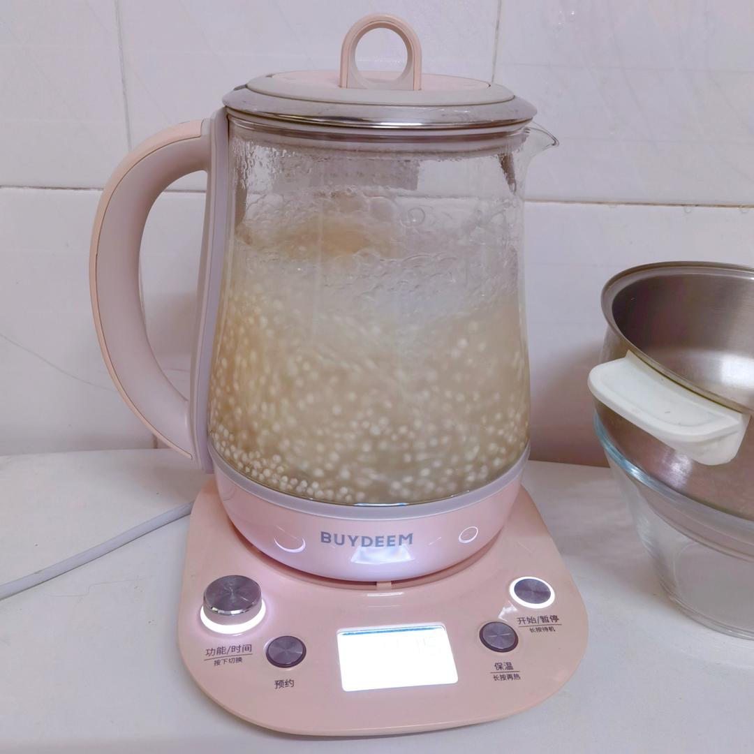 菠萝西米露【4月北鼎养生壶食谱】