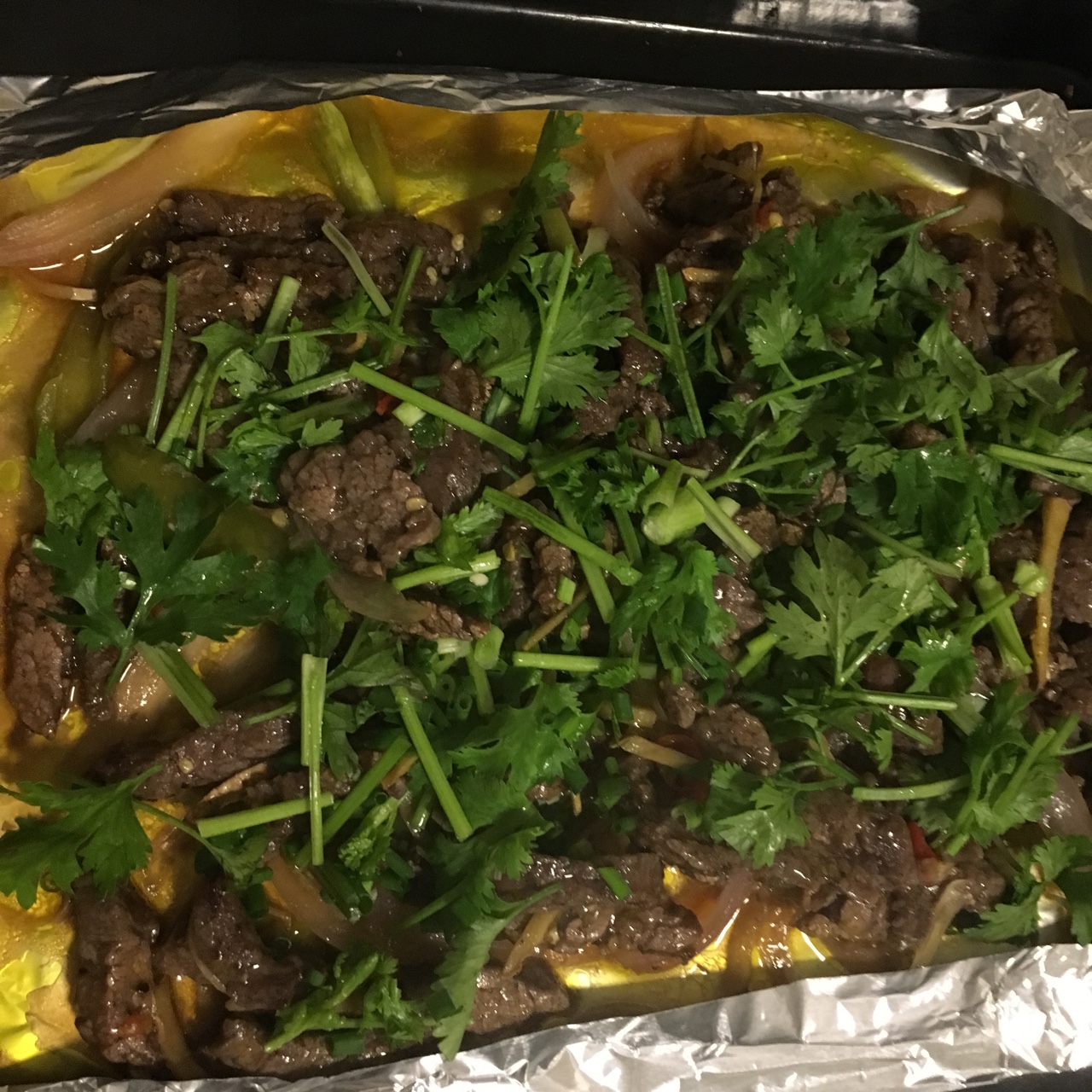 锡纸牛肉