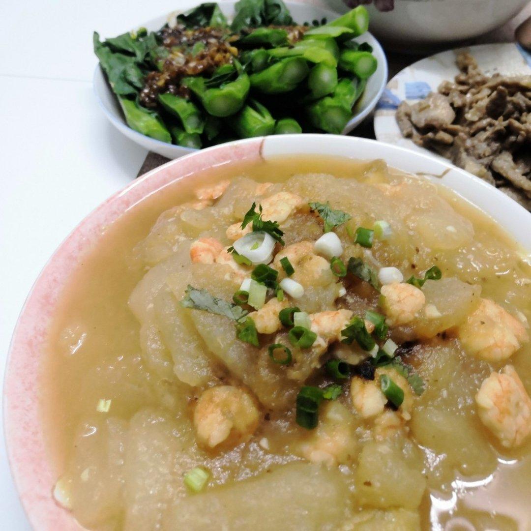 虾仁烧冬瓜「低脂又下饭」