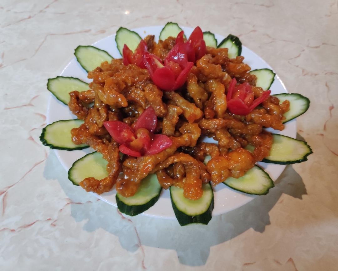 糖醋里脊(摆盘式)