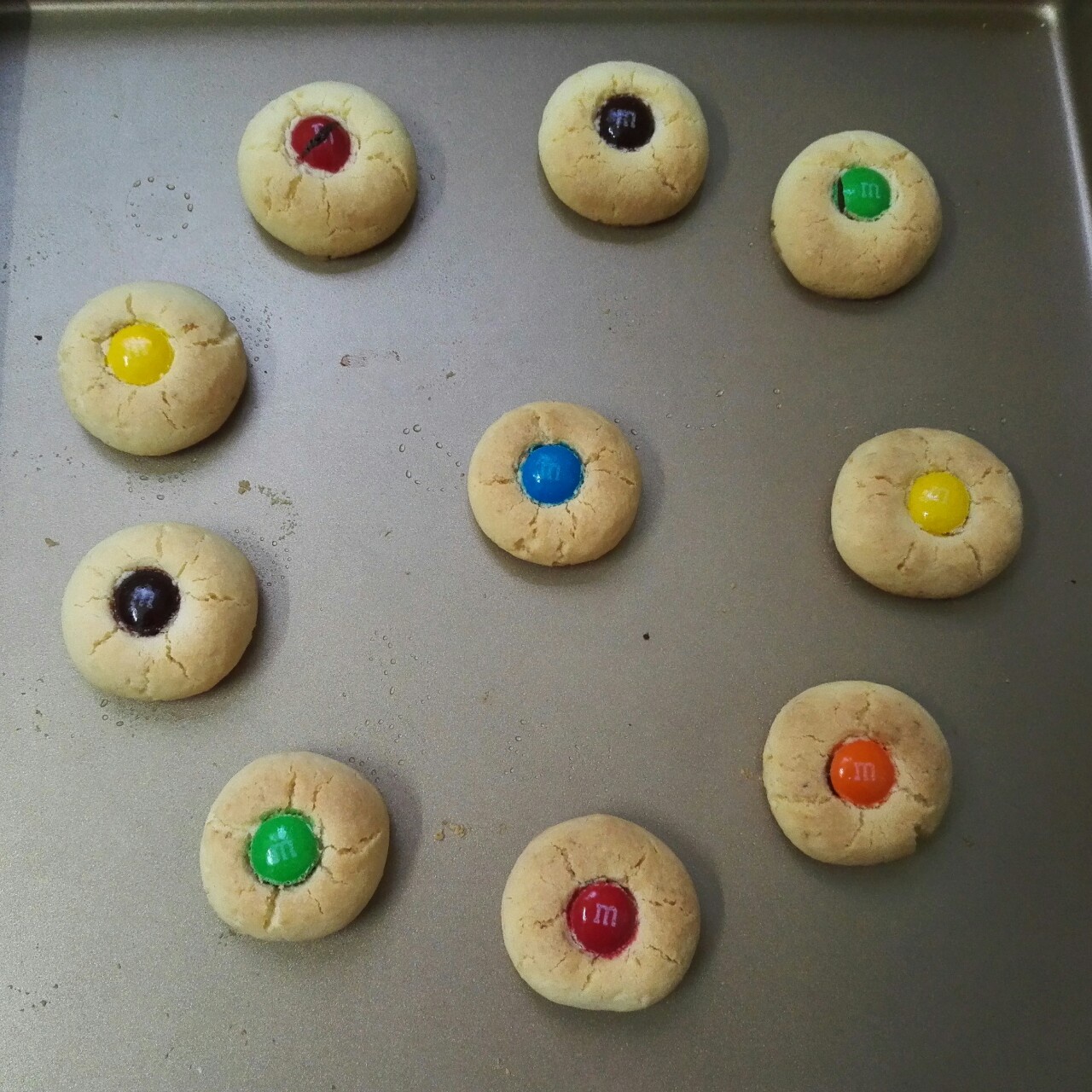 椰子味迷你MM豆曲奇小饼