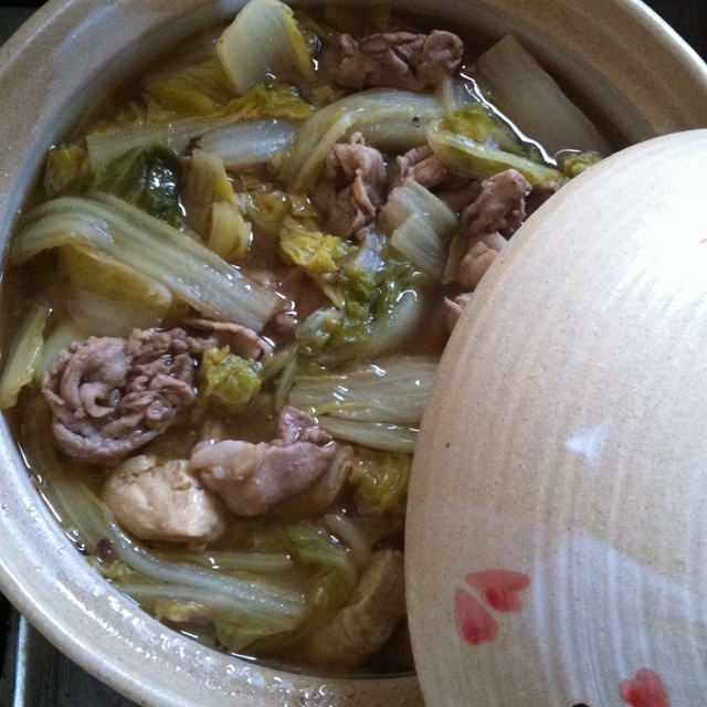 白菜炖冻豆腐