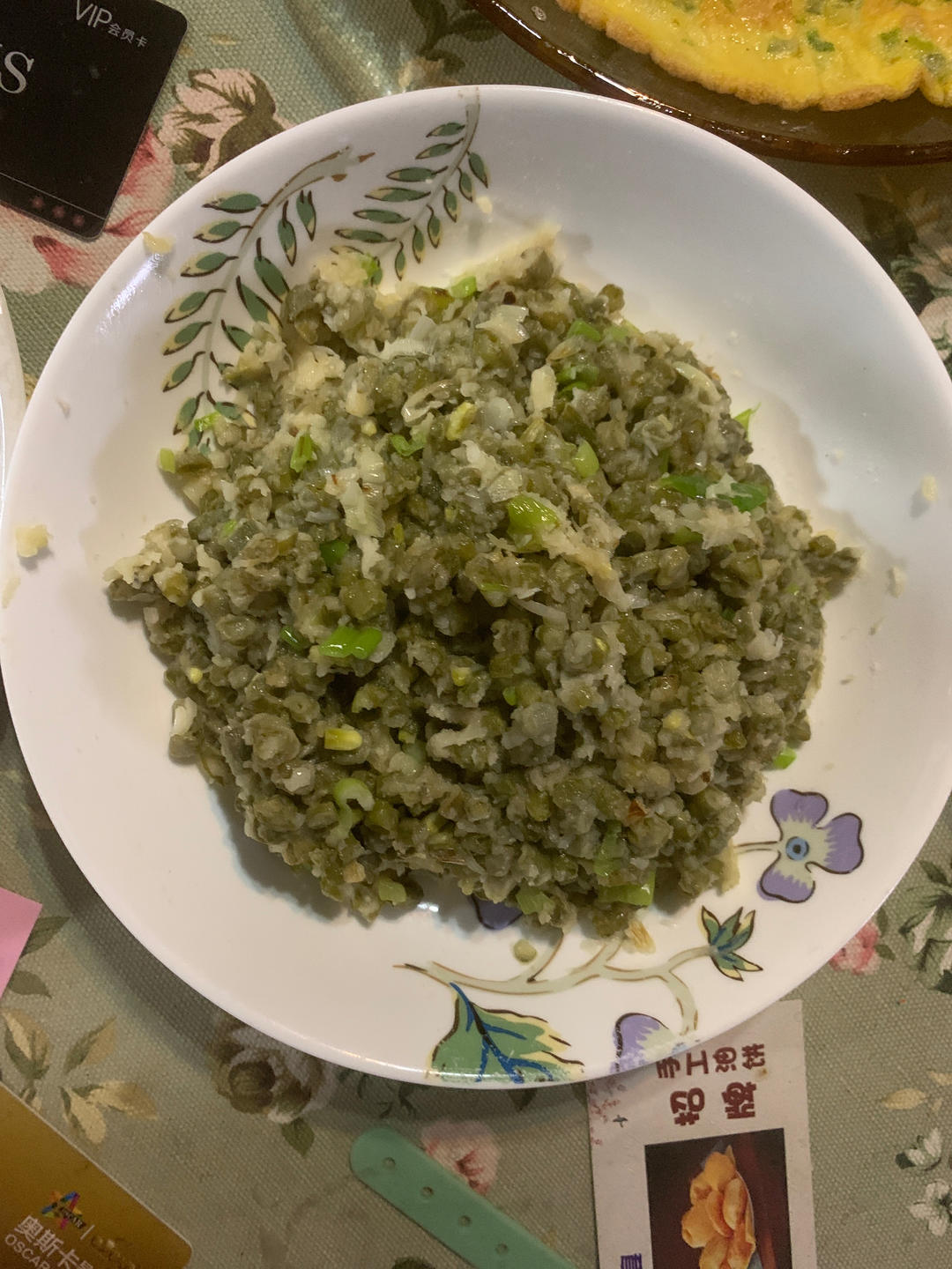 家常豇豆麦饭