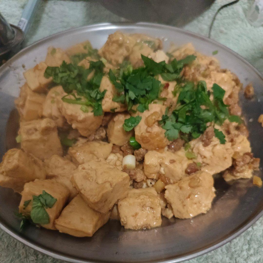 肉末烧豆腐