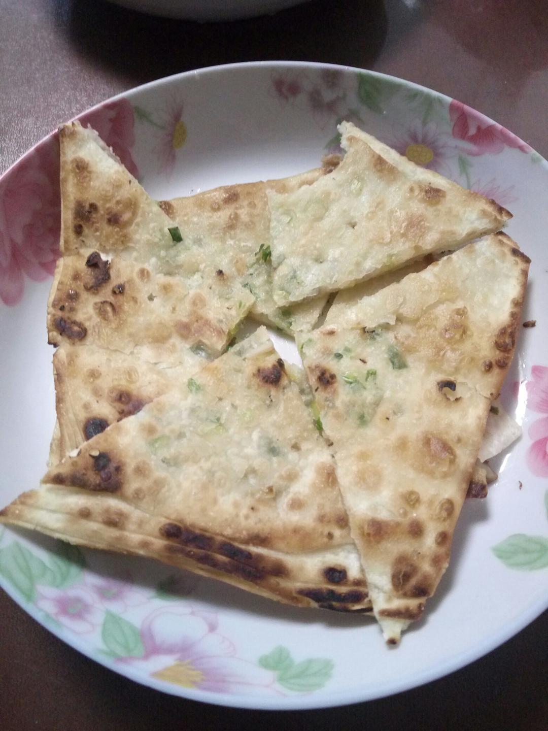 饺子皮葱油饼