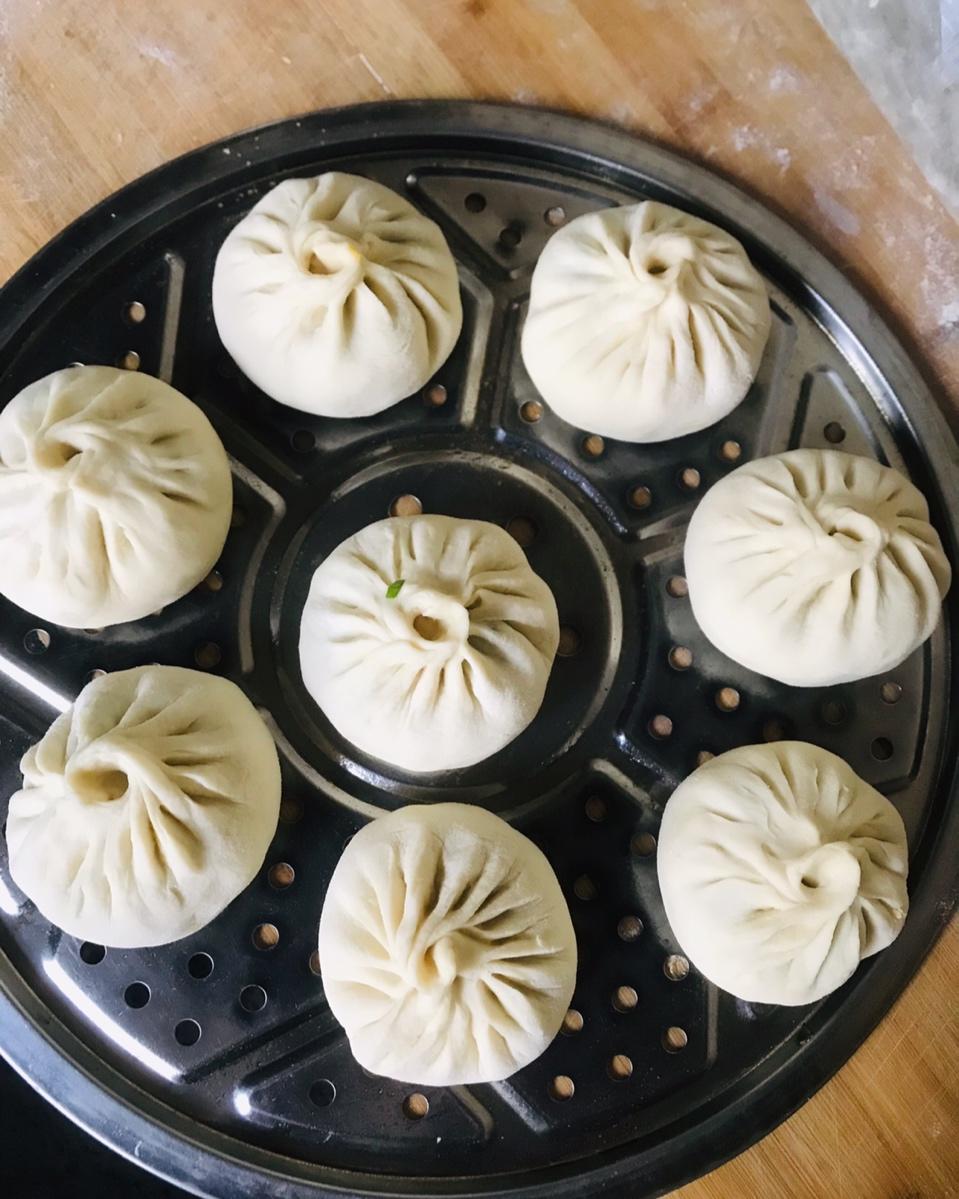 肉末粉条馅包子