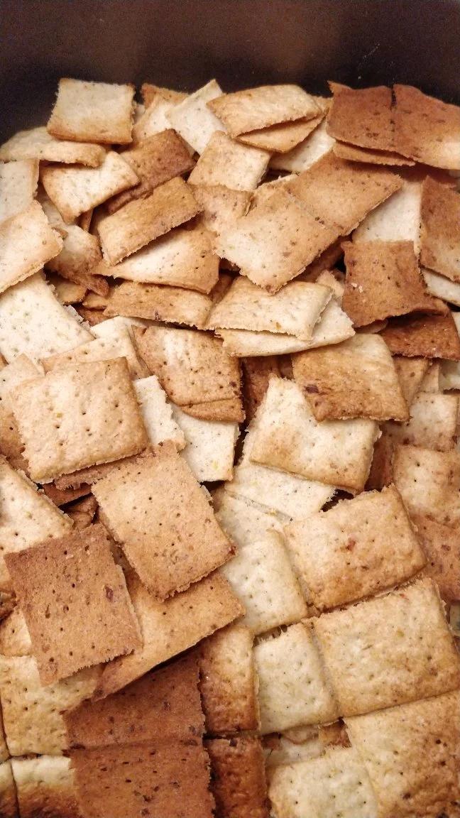 废弃酵种造起来-香葱苏打饼干