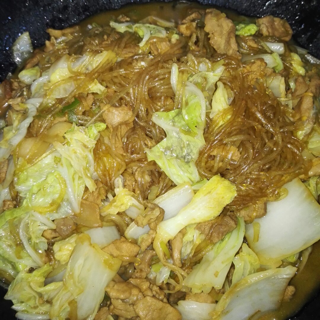 猪肉白菜炖粉条