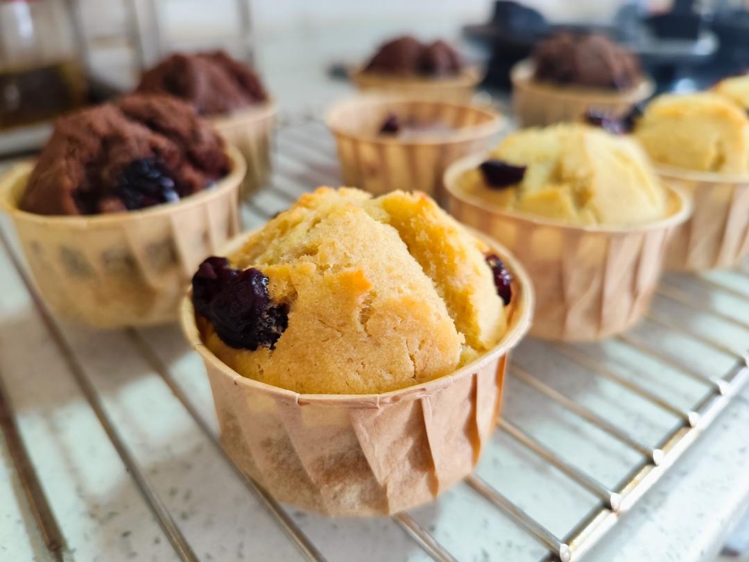 香蕉马芬蛋糕杯