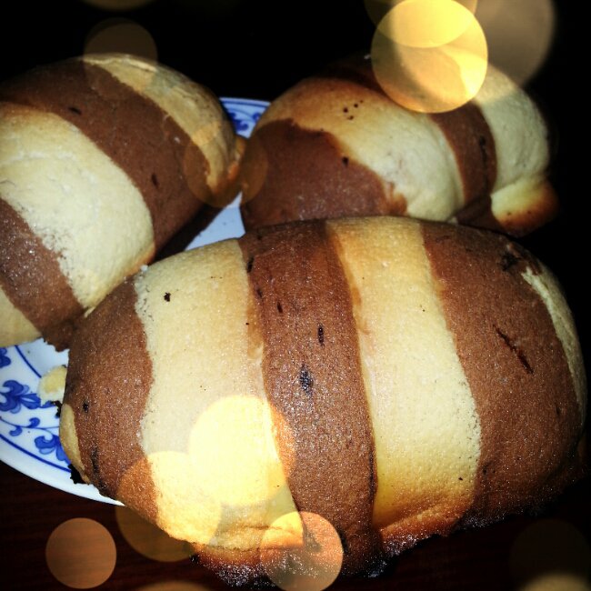 仿85度C摩卡咖啡面包（中种法）