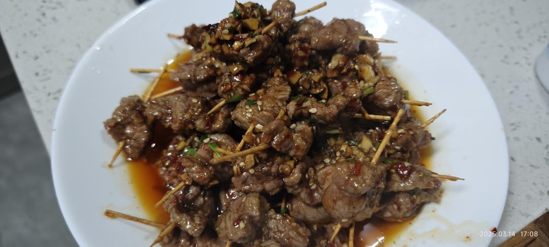 牙签牛肉 道地湖南味
