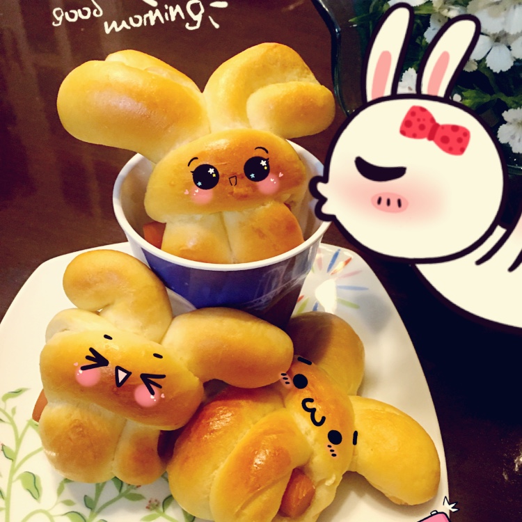 小兔子香肠包