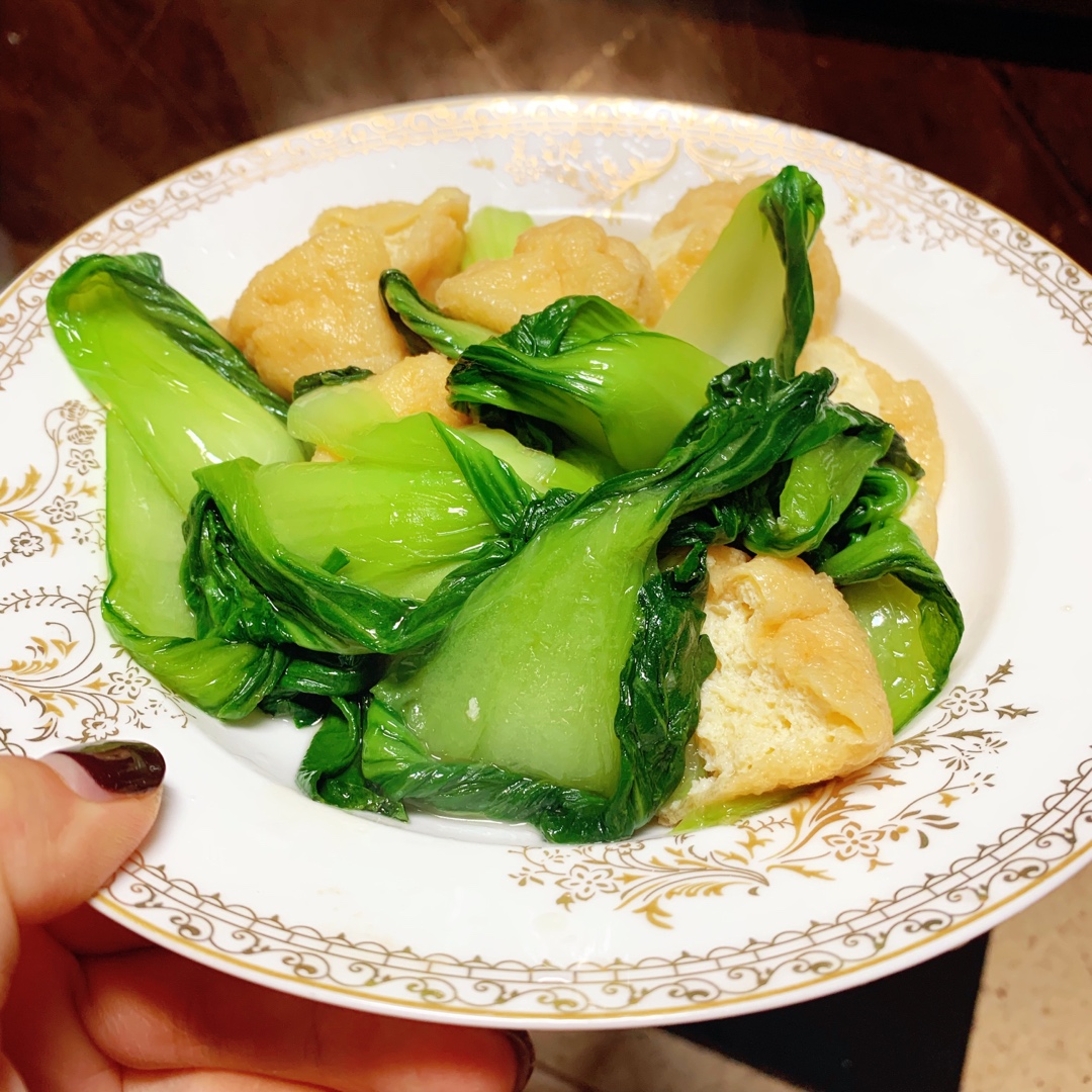 青菜油豆腐