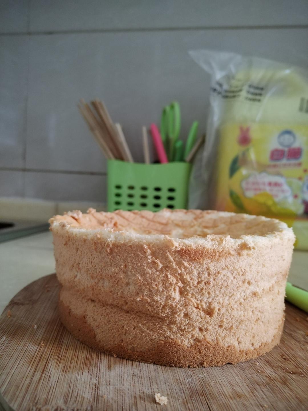 超柔软6寸戚风蛋糕(附8寸配方)零失败 超详细‼️含操作视频