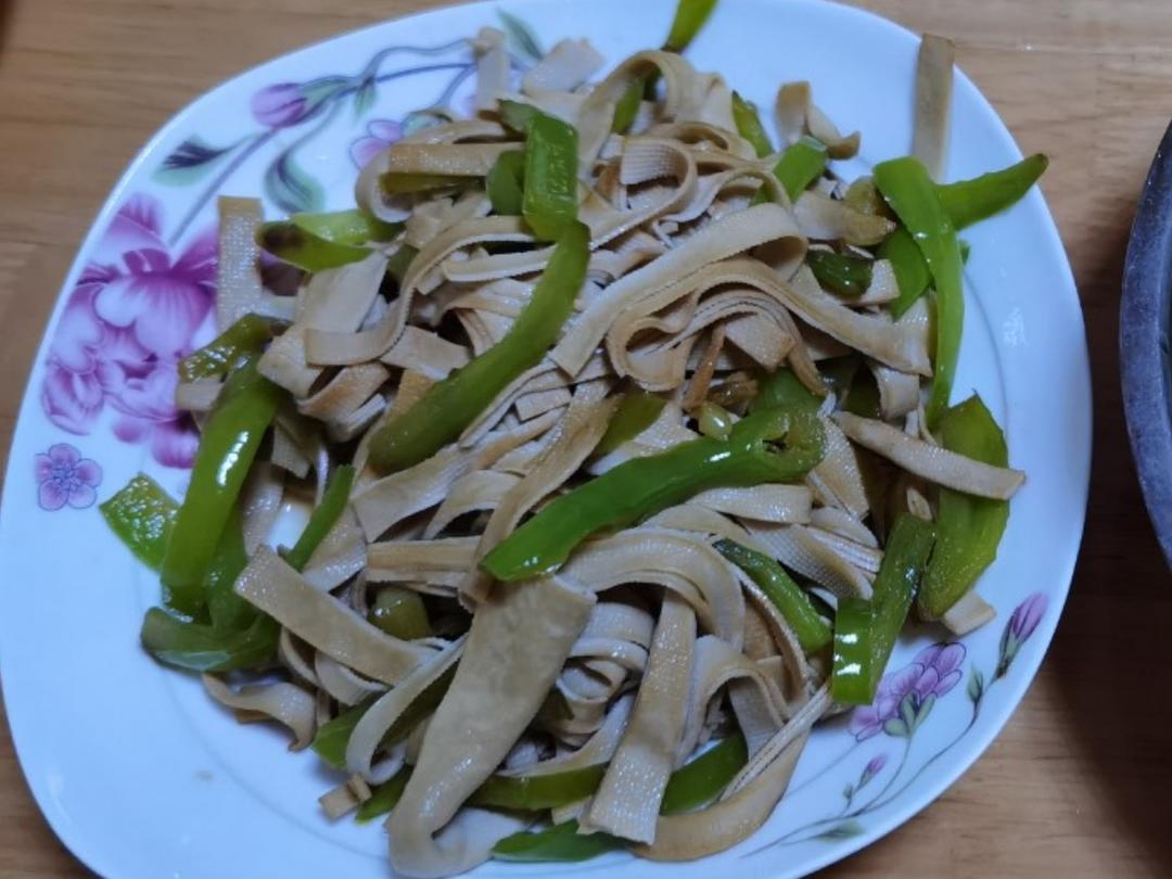 清炒豆腐皮