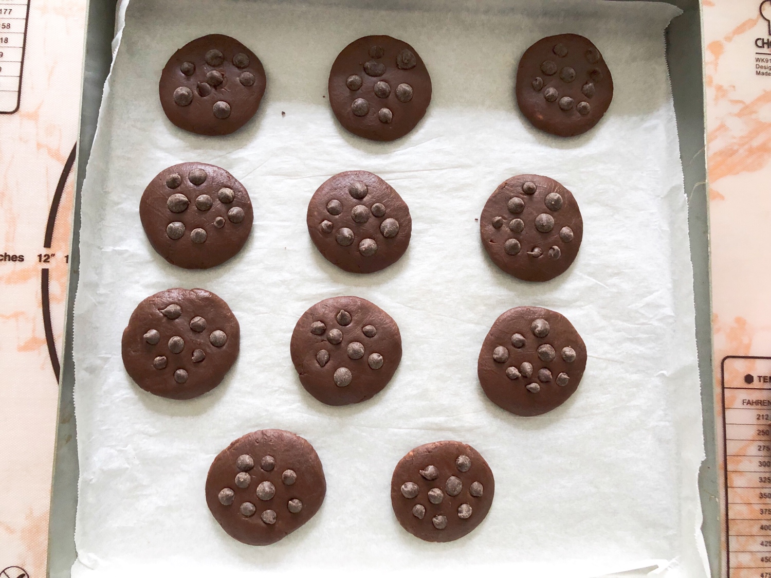 比趣多多还好吃的巧克力豆曲奇🍪巨简单❗️的做法 步骤8
