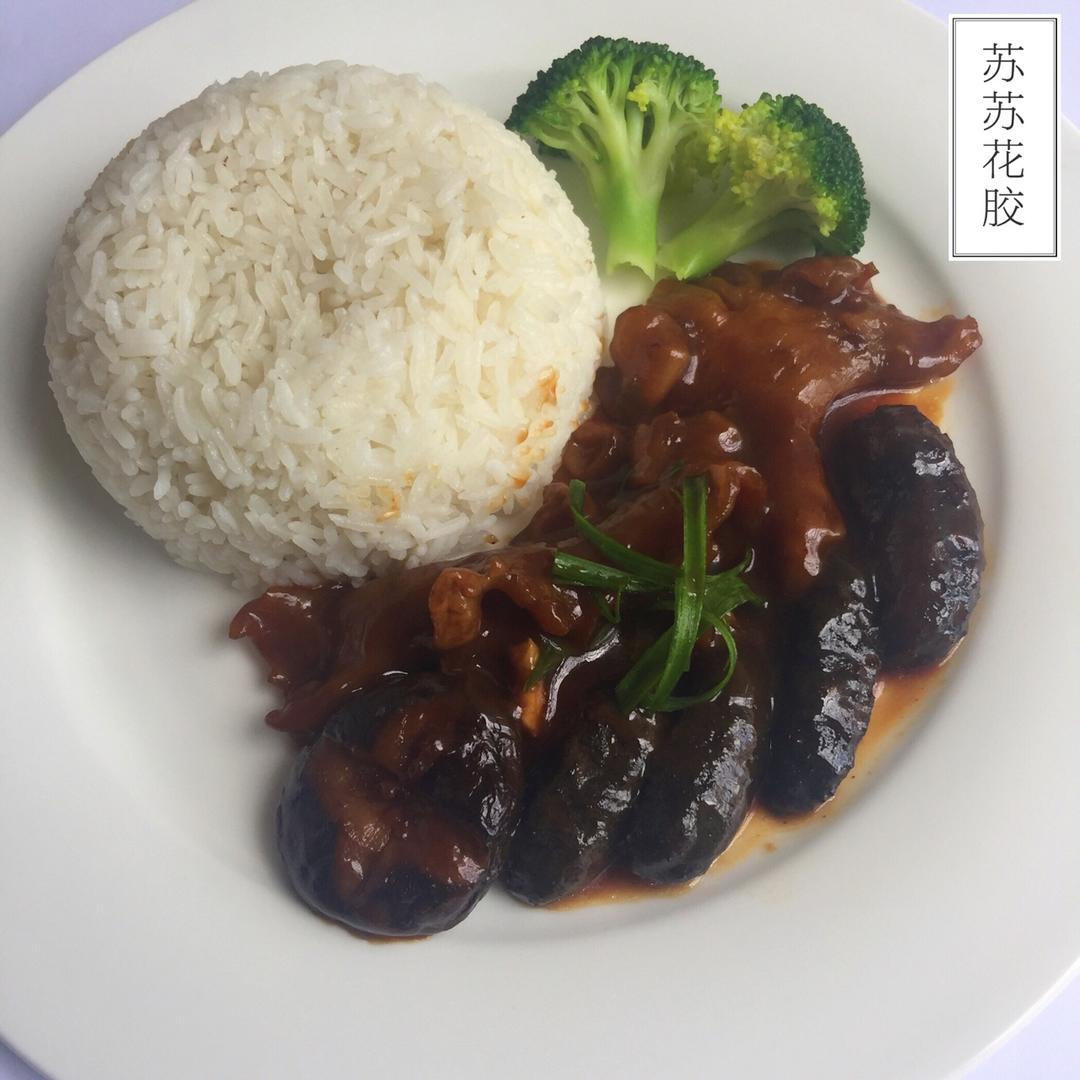 鲍汁焖海参花胶