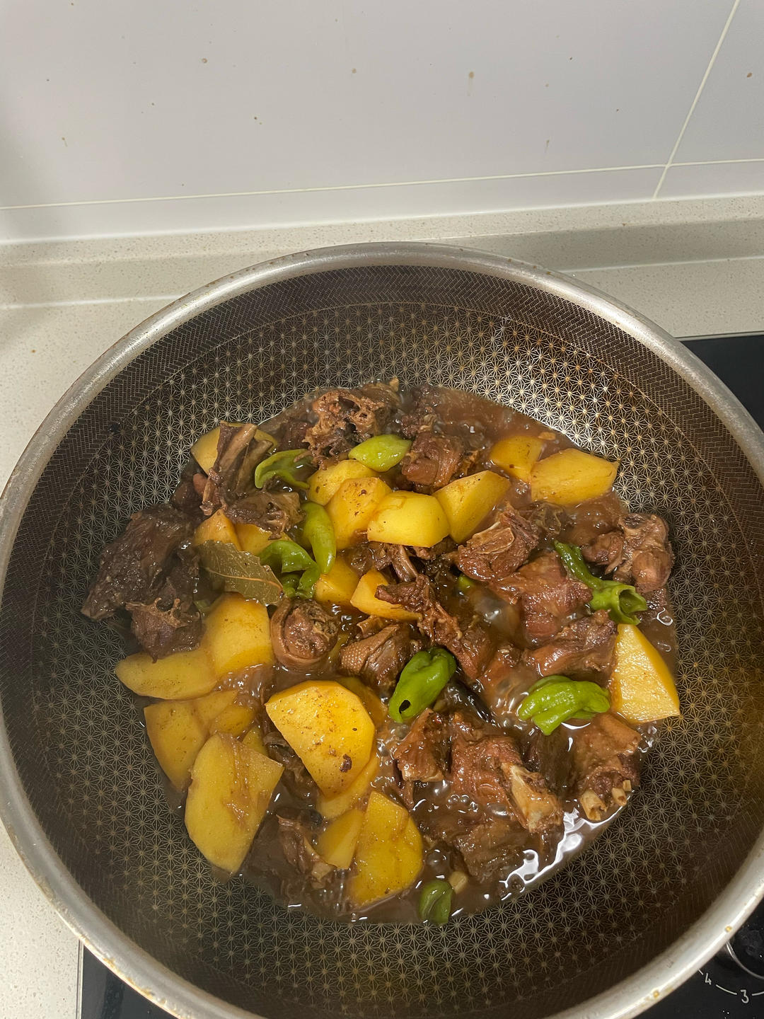 [原创] 东北名菜，铁锅炖大鹅土豆