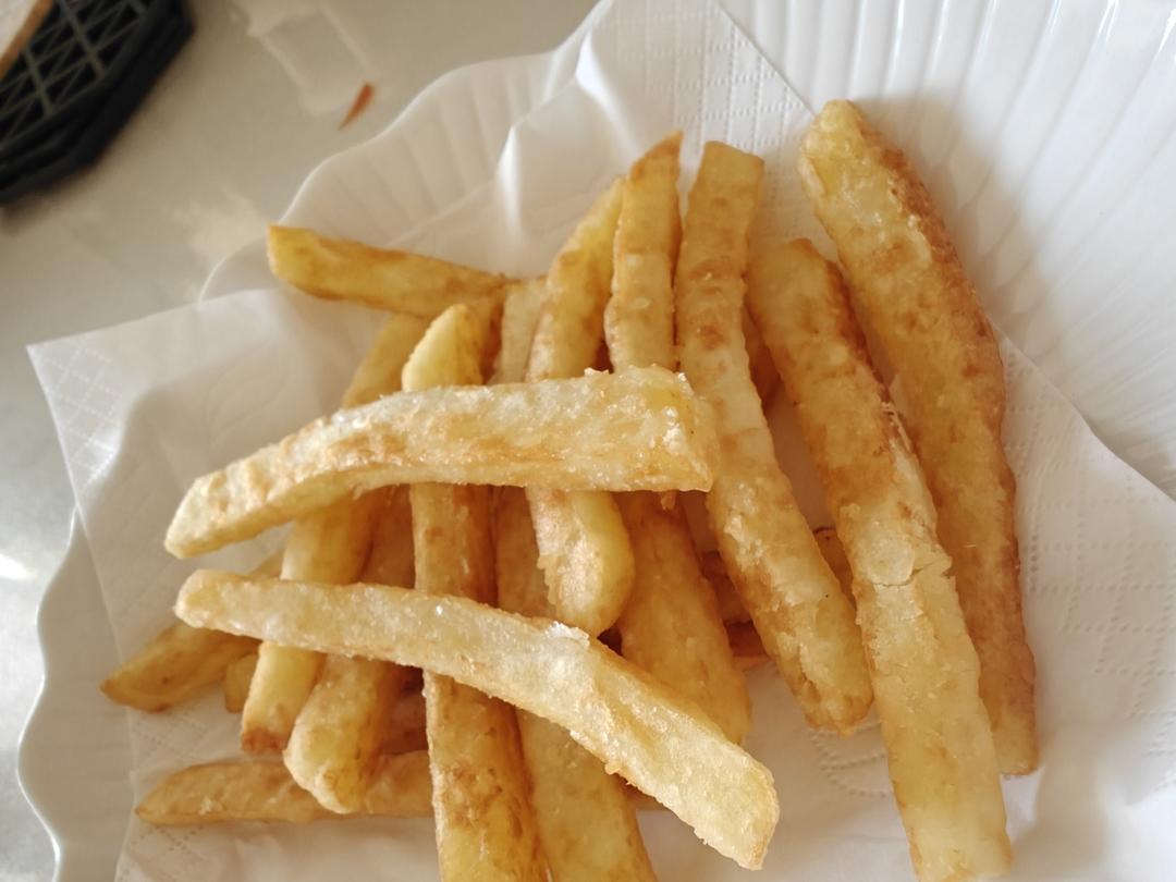 【脆脆的流心薯条🍟的做法步骤图，怎么做好吃】咪哦咪哦_下厨房
