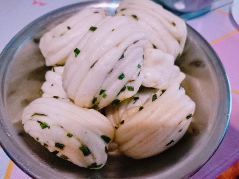 椒盐葱香花卷