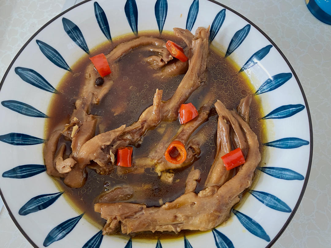 卤鸭掌不好吃你打我