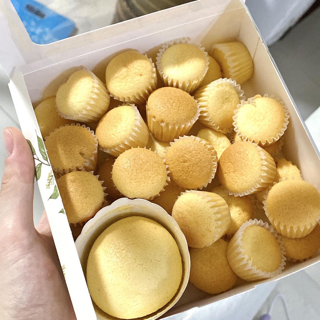 视频👶一口一个｜超可爱｜原味｜mini宝宝小蛋糕｜48连24连通用