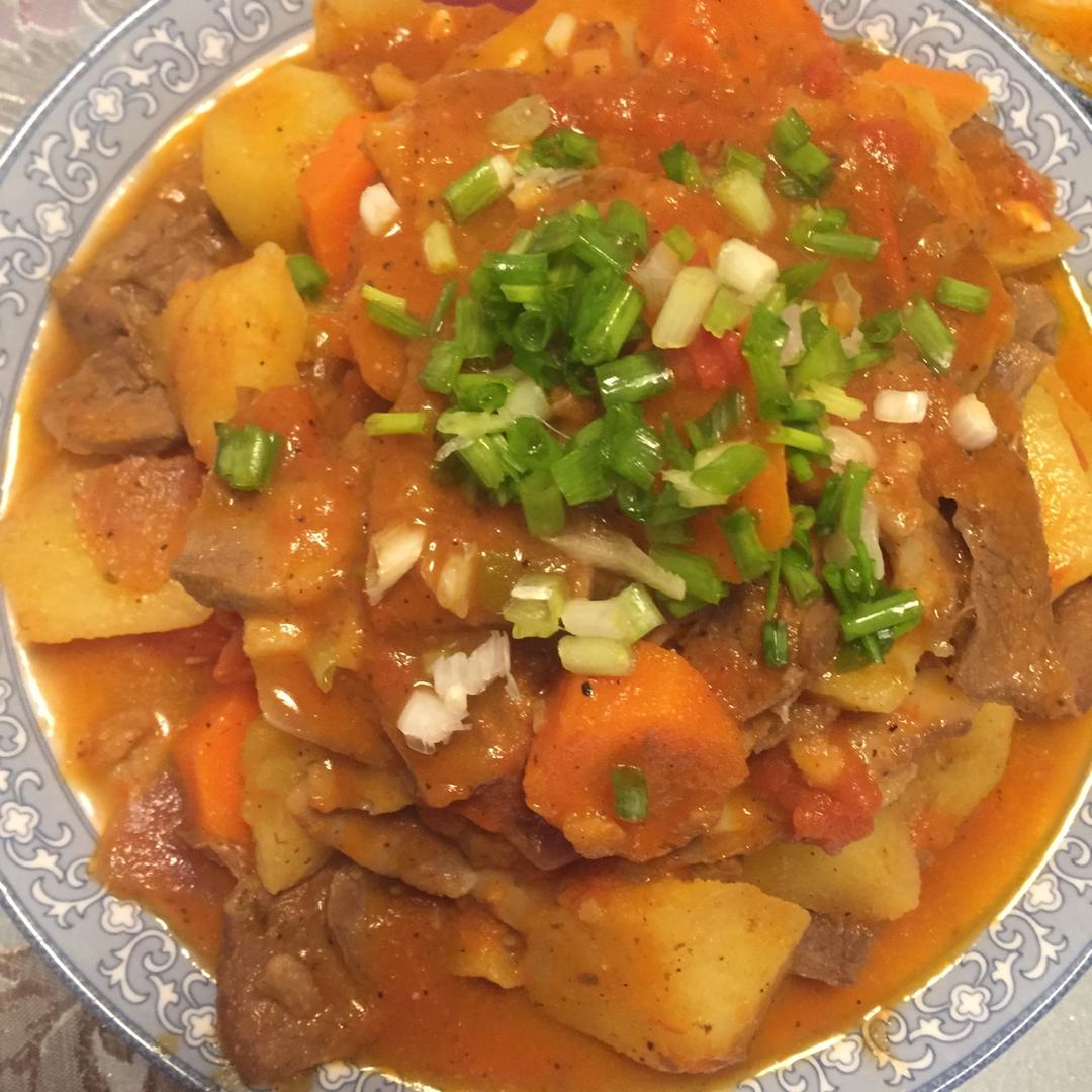 土豆炖牛肉