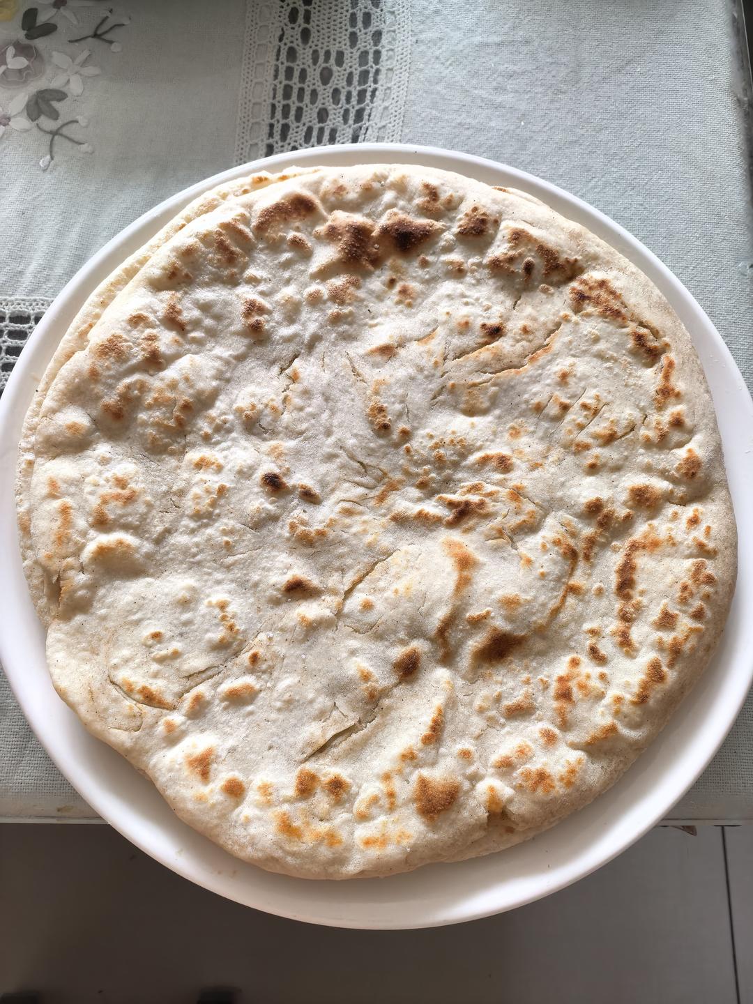 新手版家常烙饼，在家大饼夹一切