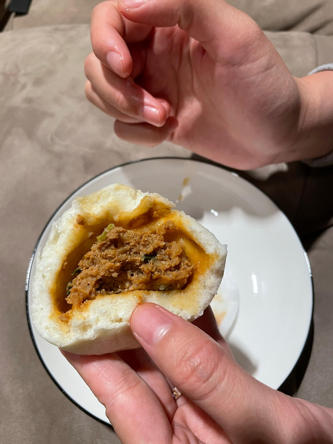 鲜肉包(‼️超嫩肉馅 松软多汁 免打水㊙️详细版)