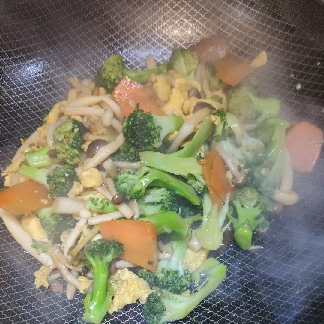 好吃好看‼️还刮油‼️的菌菇炒时蔬